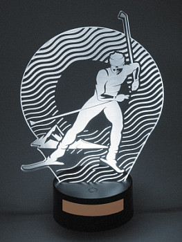 Сувенир-светильник «Лыжи» - PS1509-Z